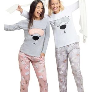 Pijama Invierno Mujer De Jersey Lencatex 22305 Talle Grandes