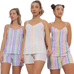 Pijama Verano Mujer De Jersey Lencatex 24716