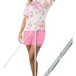 Pijama Verano Mujer Jersey Lencatex 26732 Hasta Talle 6 Rosa M