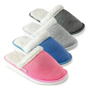 Pantuflas Mujer, Chinela Con Corderito Lisas Susurro 2040