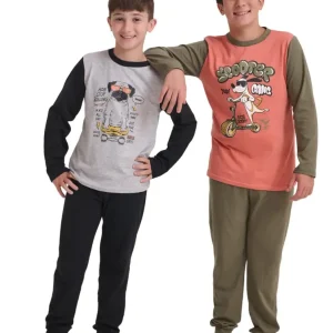 Pijama Invierno Nene Niños Jersey Algodón Miss Rachel 7762