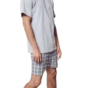 Pijama Hombre Verano Jersey C/pantalón Escoces Tipico 800
