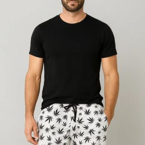Malla Short Hombre Estampado Cindisami 55097 Blanco 55097 2xl/3xl