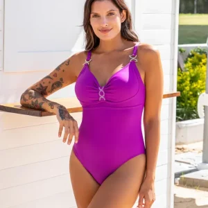 Traje De Baño Enterizo Triángulo Bianca Mare 26214 Purpura 26214 3