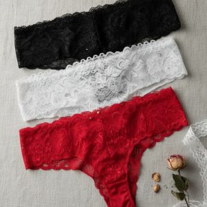 Pack X3 Bombacha Culotte Less De Encaje  Surtido Único