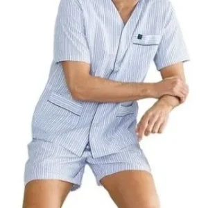 Pijama Verano Camisero Hombre Tipico 525 - Talles Grandes