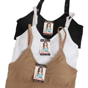 Pack X3 Corpiño Deportivo Sin Costura Con Taza Interna 657