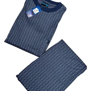 Pijama Invierno Hombre Jackard Con Puño Tipico 768