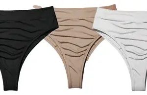Pack X3 Colaless Sin Costura Lisa Bombacha 401 Surtido L