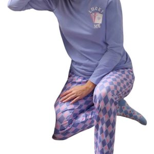 Pijama Invierno De Algodón Pantalón Est. Marcela Koury 4238
