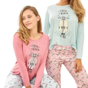 Pijama Invierno Mujer Susurro 2804 Talles Grandes Hasta El 8