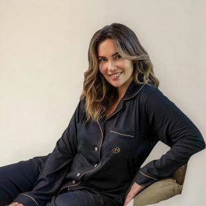 Pijama Invierno Mujer 25522 Bianca Secreta Negro 3