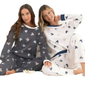Pijama Invierno Mujer De Jersey Algodón Lencatex 24311