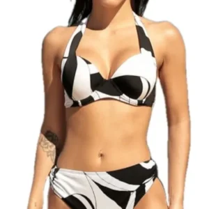 Malla Verano Mujer Bikini Push Up C/tiro Corto Din Dan 2463