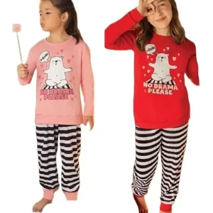 Pijama Infantil Nena Algodón Invierno Lencatex - Art. 23921