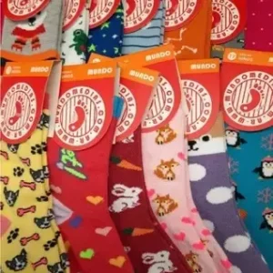 Pack X 6 Medias De Niña Algodón Surtidas Mundo