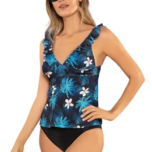 Malla Tankini Combinada Con Vedetina Bianca Mare 12944