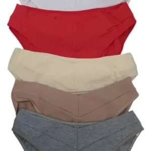 Vedetina C/cintura V Pack X 6 Algodón Y Lycra Lisa 4150 Surtido Unico