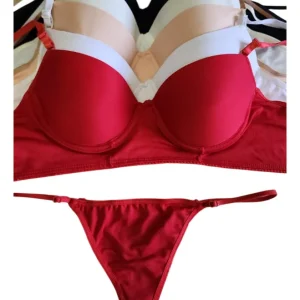 Pack X3 Conjuntos Taza Soft Algodón Y Licra C/less Reg. New