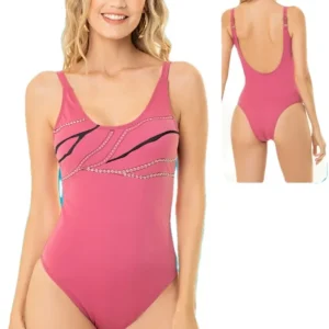 Malla Entera Bordada C/taza Desmontable Bianca Mare 23103008