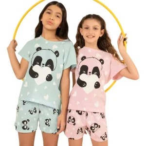 Pijama Verano Nena De Jersey Estampado Lencatex 23901