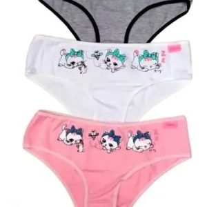 Pack X3 Bombacha Culotte Nena, Niña Marey Estampada Art. 66
