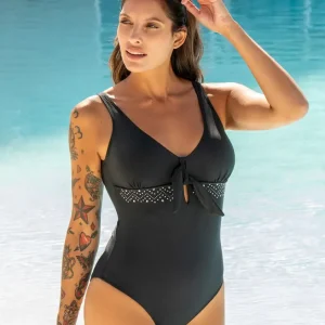Traje De Baño Bianca Mare Modelo 26218 Para Mujer Negro 4