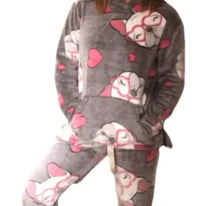 Pijama Mujer Invierno Juvenil De Polar Soft Estampados
