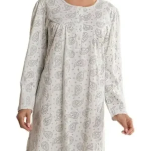 Camisón Invierno Mujer Jersey De Algodón Lencatex 22225