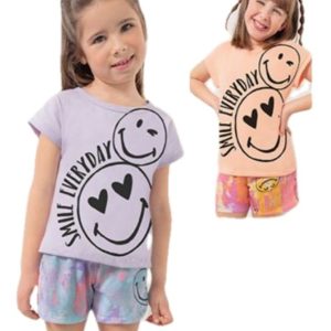 Pijama Verano Nena De Jersey Estampado Lencatex 23902
