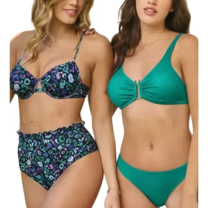 Bikini Corpiño Aro Culotteless Tiro Alto Marcela Koury 3631