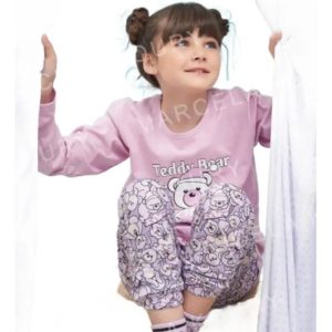 Pijama Invierno Nena Niña Algodón Marcela Koury 4206