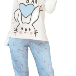 Pijama Invierno Mujer De Jersey Algodón Lencatex 24302
