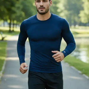Camiseta Térmica Deportiva De Hombre Talle Especial 46 Al 50
