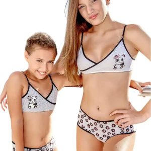 Conjunto Nena Algodón Y Lycra Cruzado Estampado Marey 519