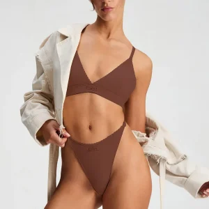 Conjunto De Lencería Brigitte Modelo 2428 Para Mujer Cafe 90