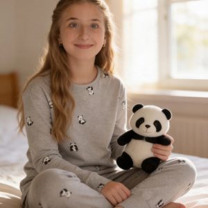 Pijama Infantil Lencatex Modelo 26925 Gris 10