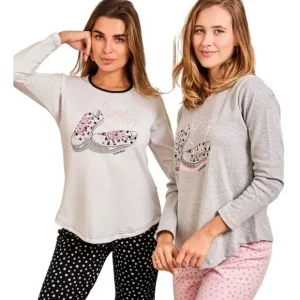 Pijama Invierno Mujer Susurro 2820 Talles Grandes Hasta El 8