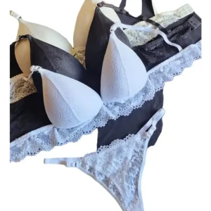 Pack X3 Conjunto Triangulo Soft Encaje Y Less Regulable New