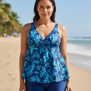 Tankini Mujer Cindisami 72013 Con Short Taza Desmontable