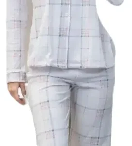 Pijama Invierno Mujer Abotonado De Jersey Lencatex 22319