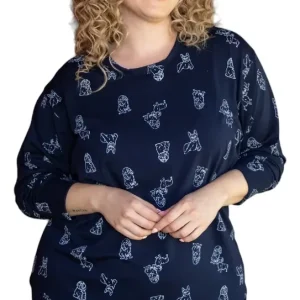 Pijama Invierno De Mujer 24511 Bianca Secreta Talles Grandes