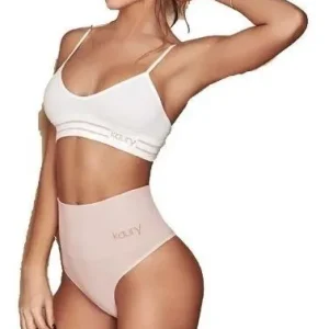 Corpiño Sin Costura Con Lurex Breteles Regulables Kaury 8142