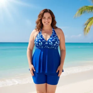 Tankini Malla Mujer Vicblack 85967 Short Licra Verano