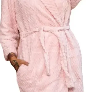 Bata Mujer Coral Fleece Lisa Bianca Secreta 21500