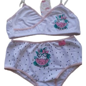 Conjunto Nena Algodón Y Lycra Estampado De Niña Marey 517