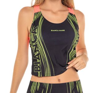 Malla Mujer Tankini Deportiva Sublimada Bianca Mare 25241