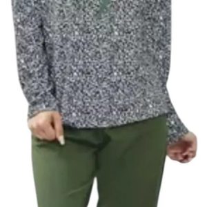 Pijama Invierno Mujer En Jersey Marcela Koury 4107 Verde Militar 4107 3