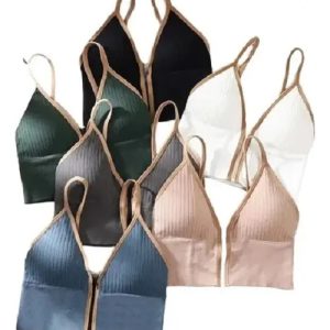Pack X3 Corpiño Con Cierre Taza 83847 Surtido M/xl (90-100)