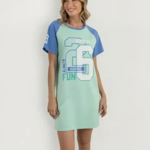 Camisola Verano Mujer Jersey Lencatex 26812 Verde M